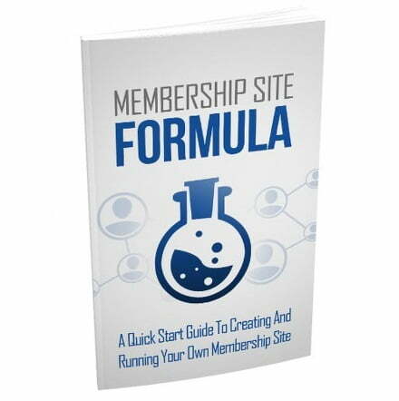 Membership Site Formula - eBook with Resell Rights